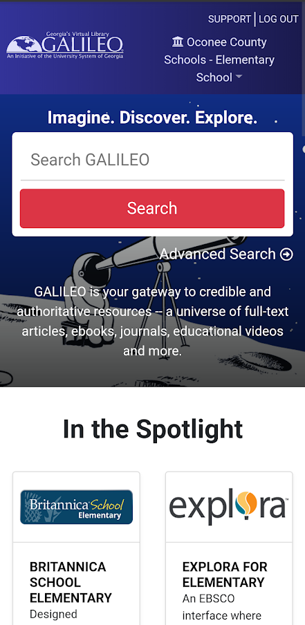 GALILEO Mobile View