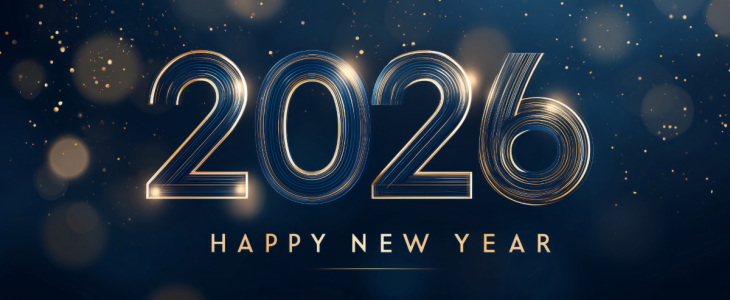 2026 Happy New Year banner